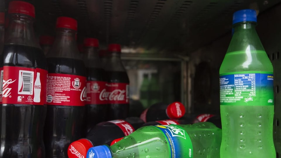 Coca-Cola und Sprite-Flaschen
