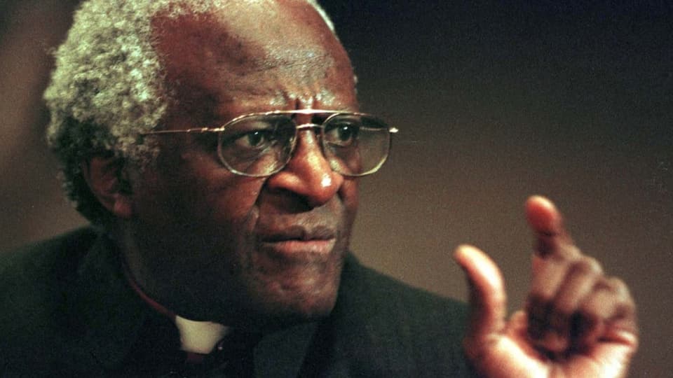 Desmond Tutu 1998 als Vorsitzender der Wahrheits- und Versöhnungskommission.