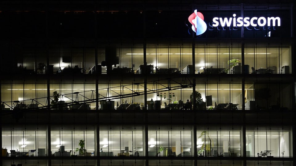 Bueroräumlichkeiten des Telekommunikationsanbieters Swisscom in Zürich.