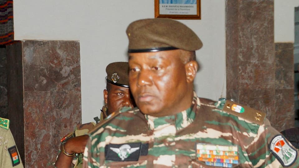 General Abdourahmane Tiani im Porträt