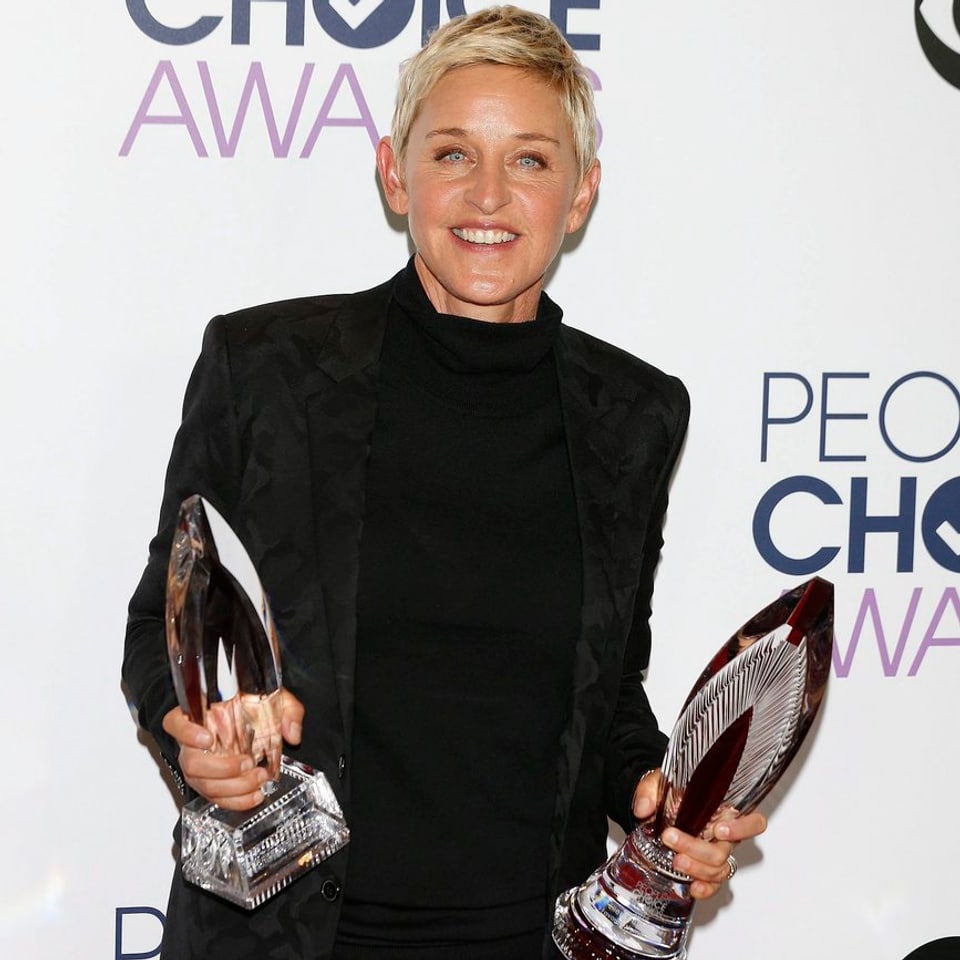 Ellen DeGeneres bringt andere Menschen zum Lachen und ist eine geschätzte Person der Öffentlichkeit