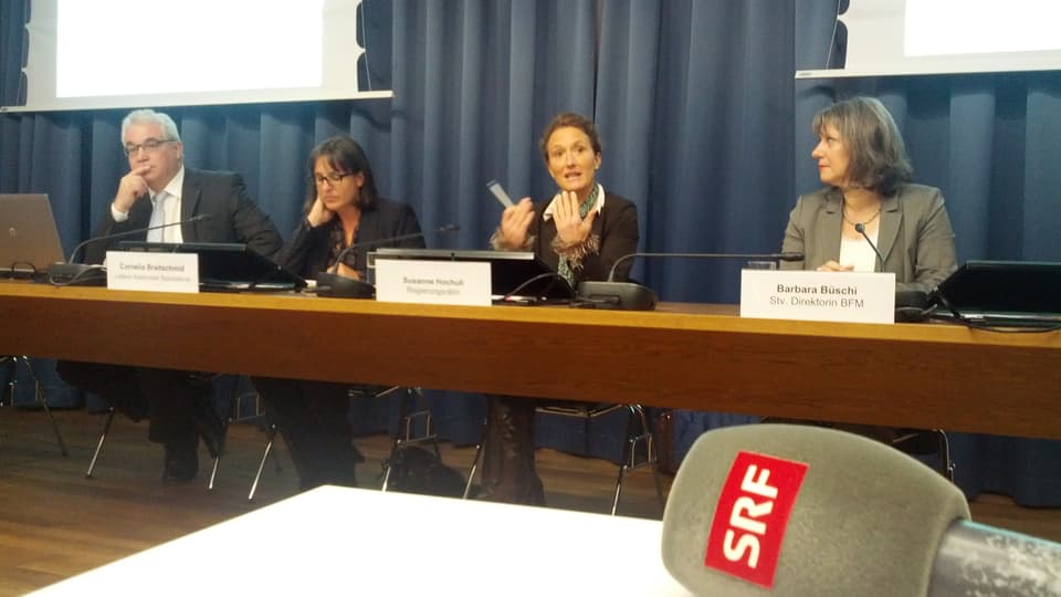 Medienkonferenz mit Kantonsbehörden des Aargau