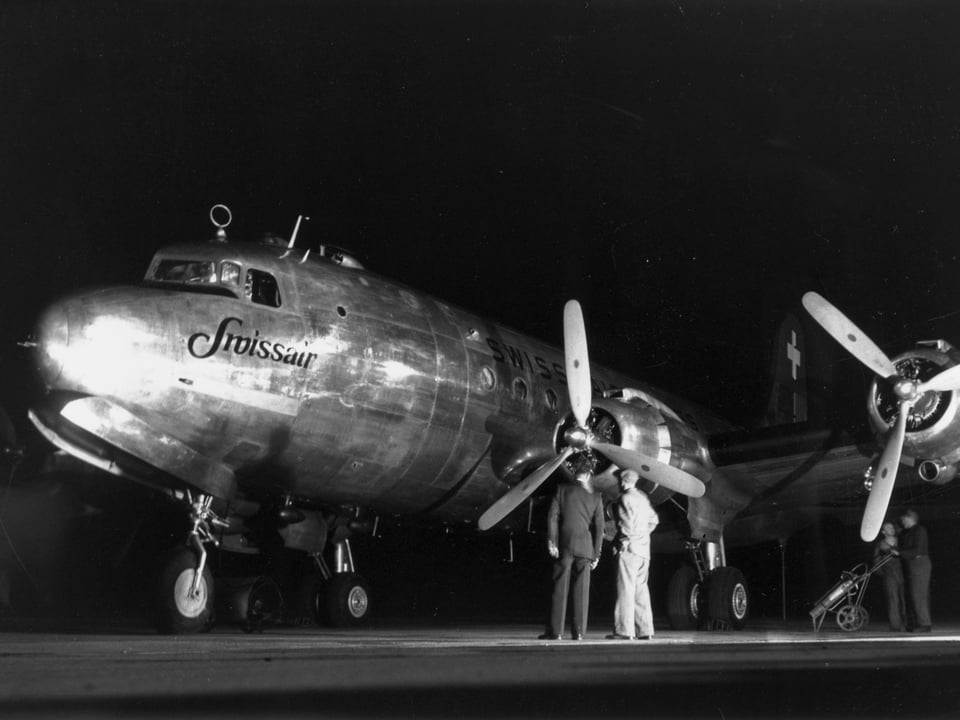 Eine DC-4.