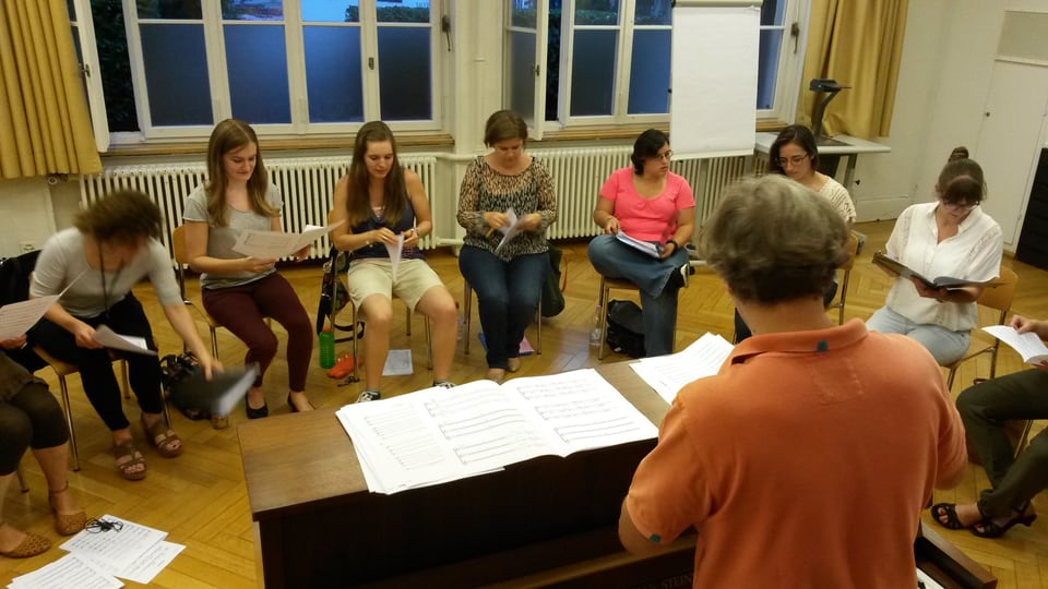 21st Century Chor bei der Probe (16.07.2015)