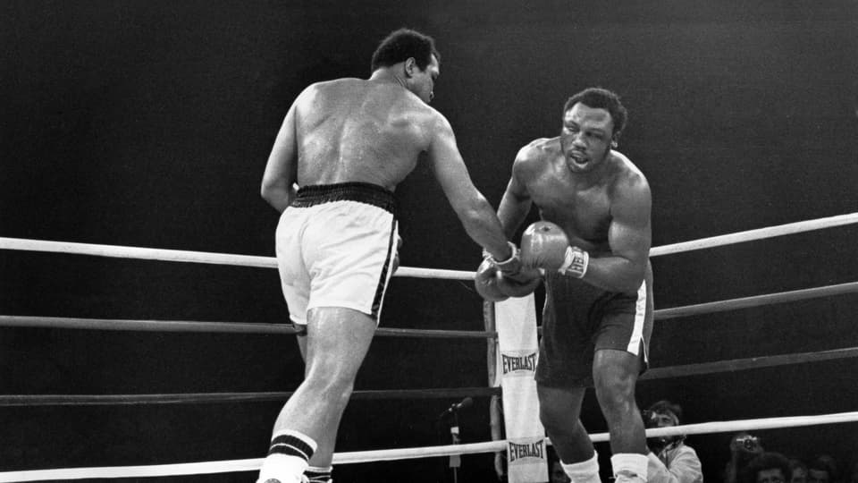 Der «Thrilla in Manila» zwischen Muhammad Ali und Joe Frazier.
