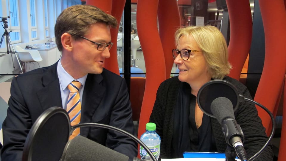 Streitgespräch Esther Guyer, Grüne, und Hans-Jakob Bösch, FDP (9.11.2016)