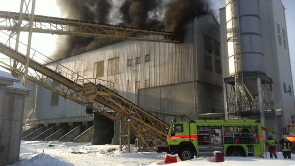 Kieswerk in Brand