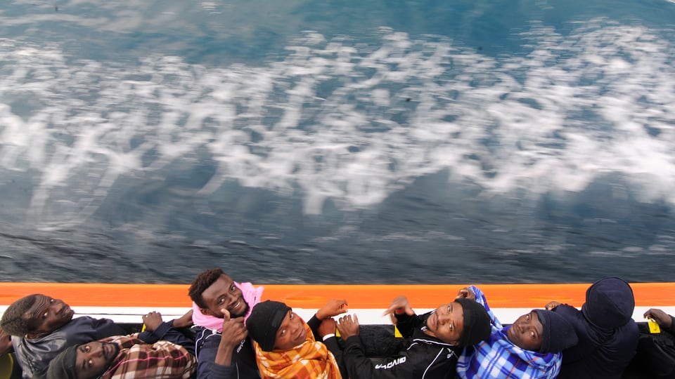 Migranten auf der «Aquarius»