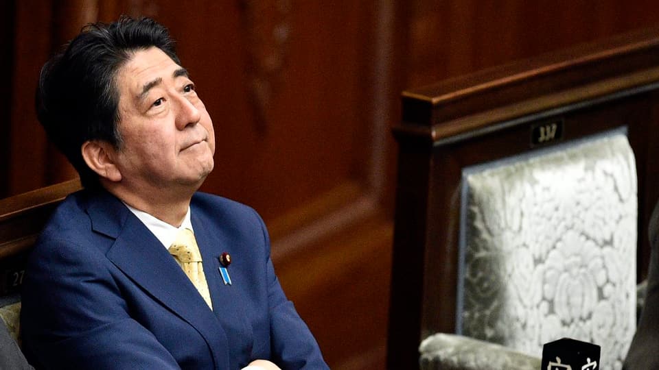 Premierminister Shinzo Abe.