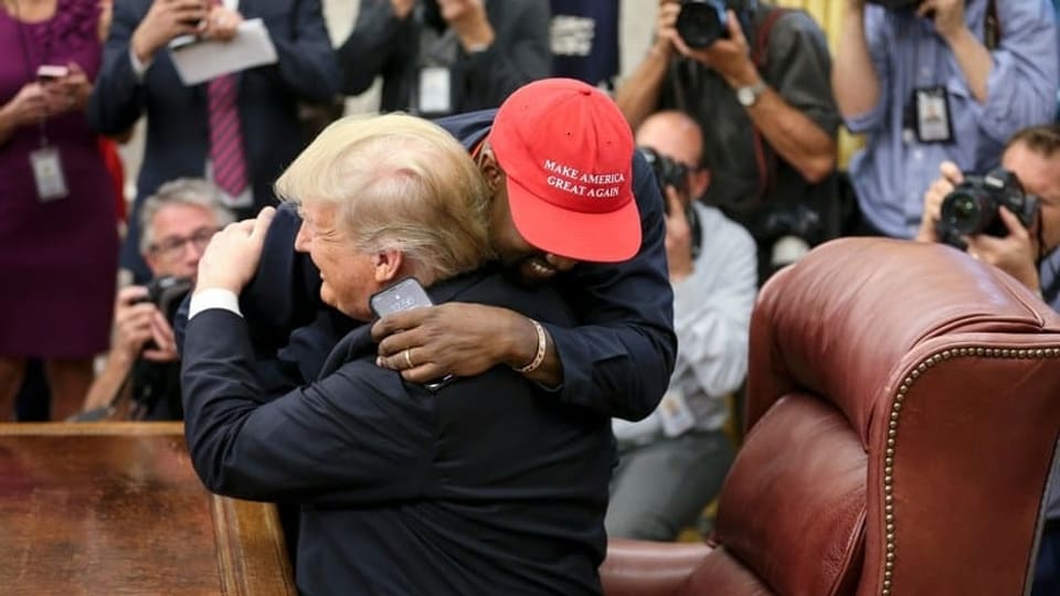 Kanye und Trump