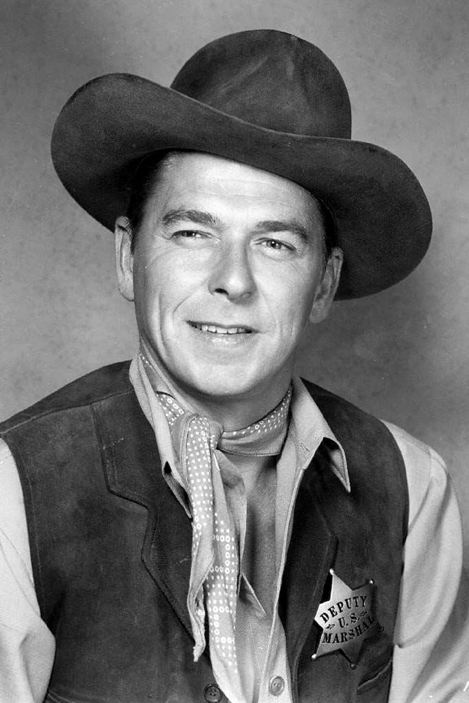 Schauspieler Ronald Reagan als Sheriff