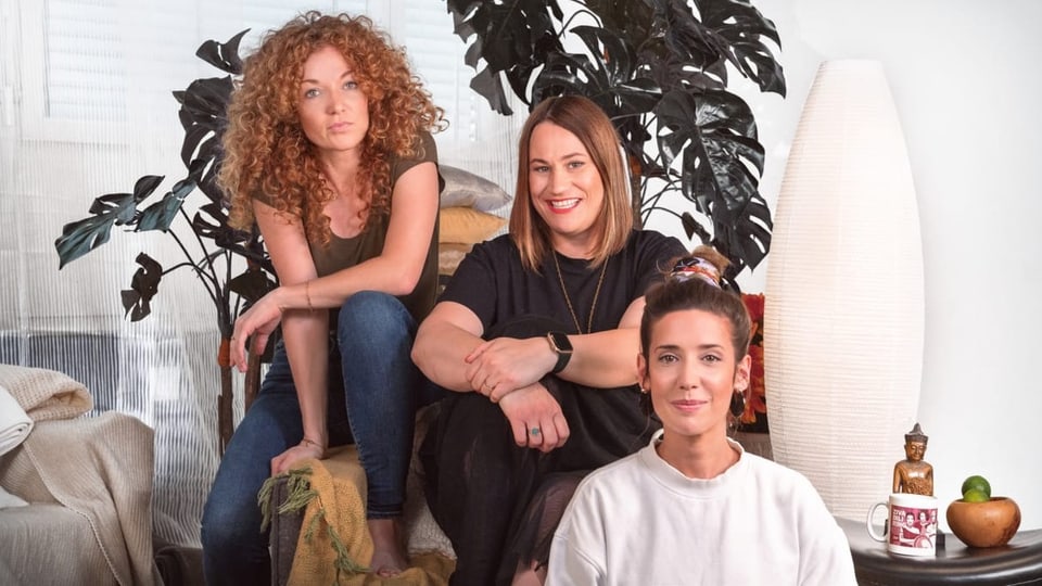 Die drei Hosts von «Zivadiliring» Yvonne Eisenring, Maja Zivadinovic und Gülsha Adilji.