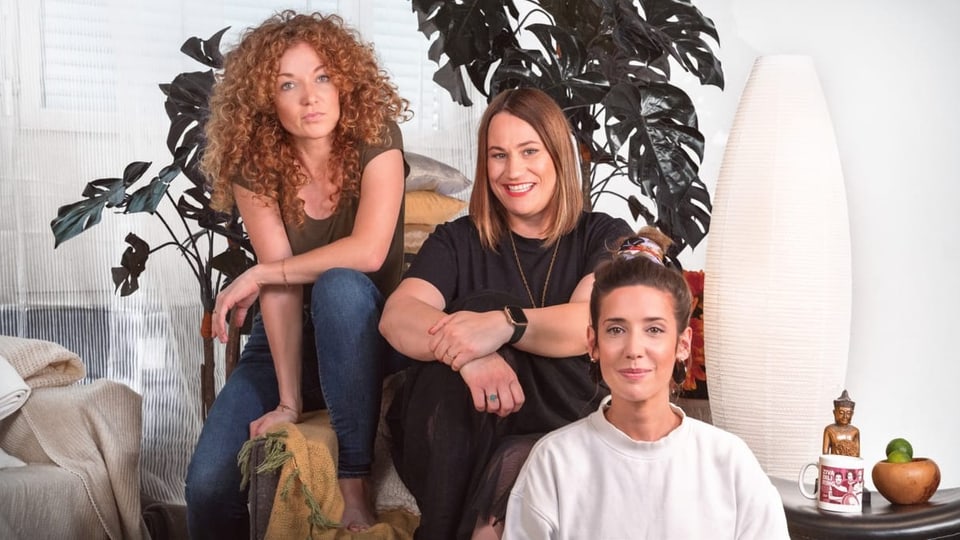 Die drei Hosts von «Zivadiliring» Yvonne Eisenring, Maja Zivadinovic und Gülsha Adilji. 