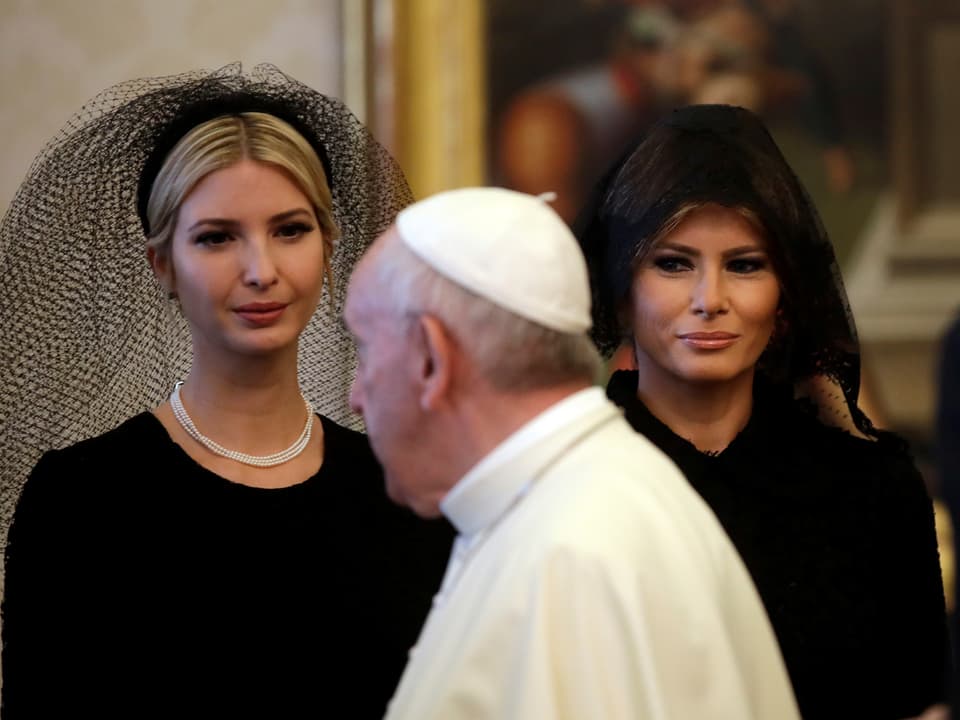Ivanka und Melania Trump bei Papst Franziskus