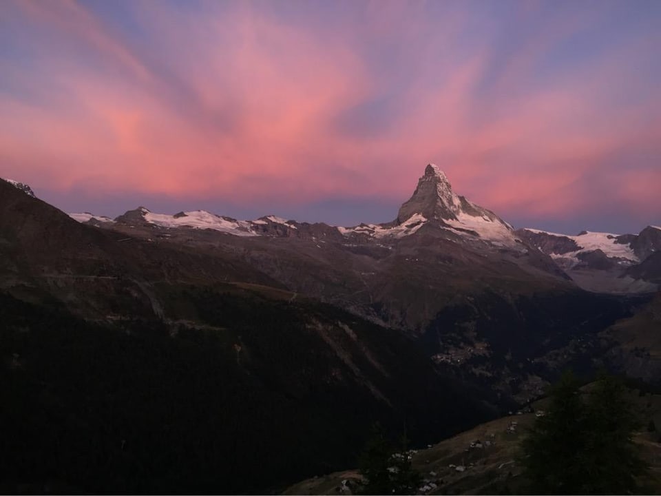 Blick auf Matterhorn.
