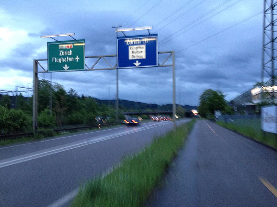 Autobahnzubringer Winterthur.