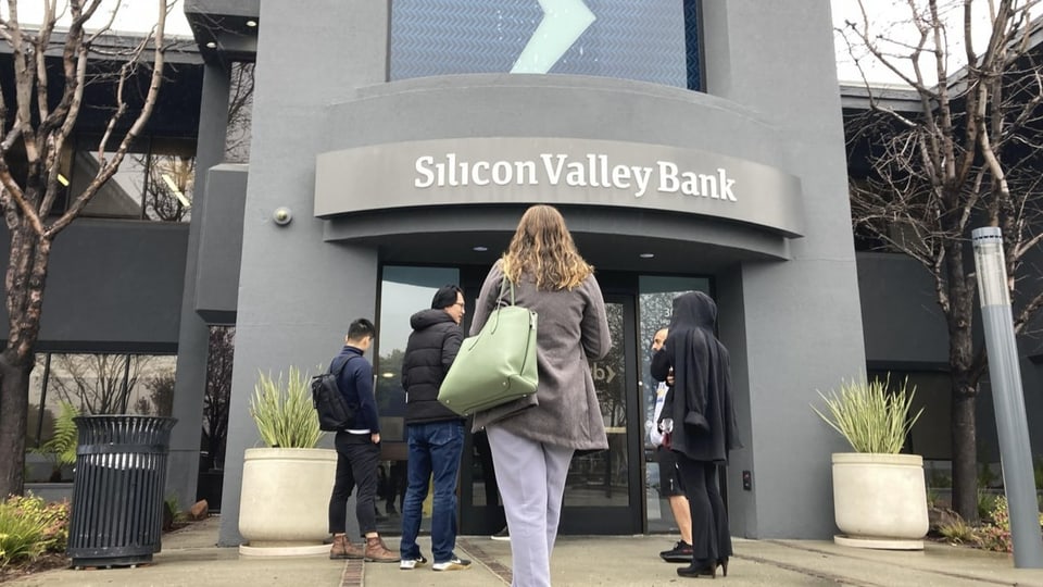 Eine Filiale der Silicon Valley Bank in Santa Clara, im US-Bundesstaat Kalifornien (Bild: 10.03.23)