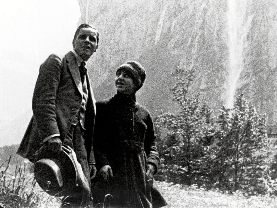 Leny in Lauterbrunnen. Szene aus «Der Bergführer».