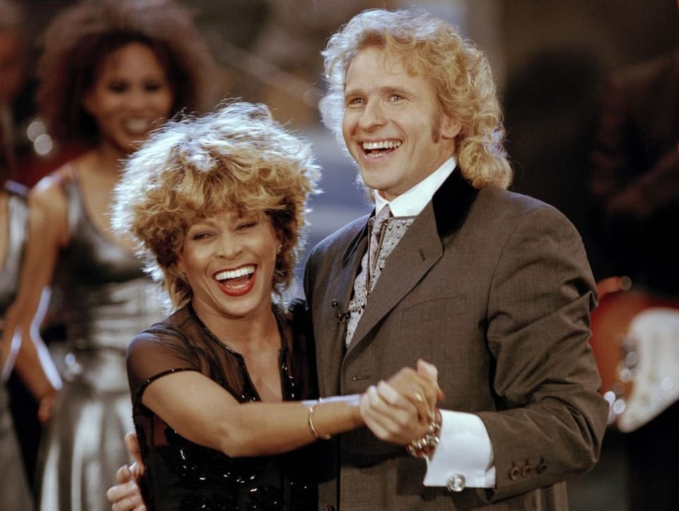 Tina Turner tanzt mit Thomas Gottschalk
