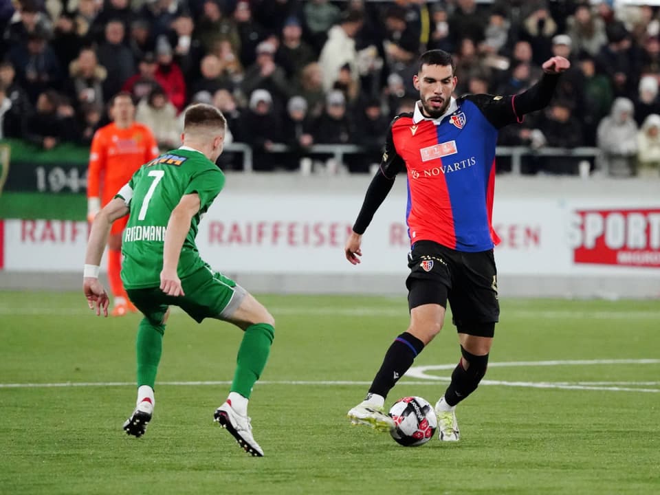 Adrian Barisic im Einsatz gegen den SC Kriens