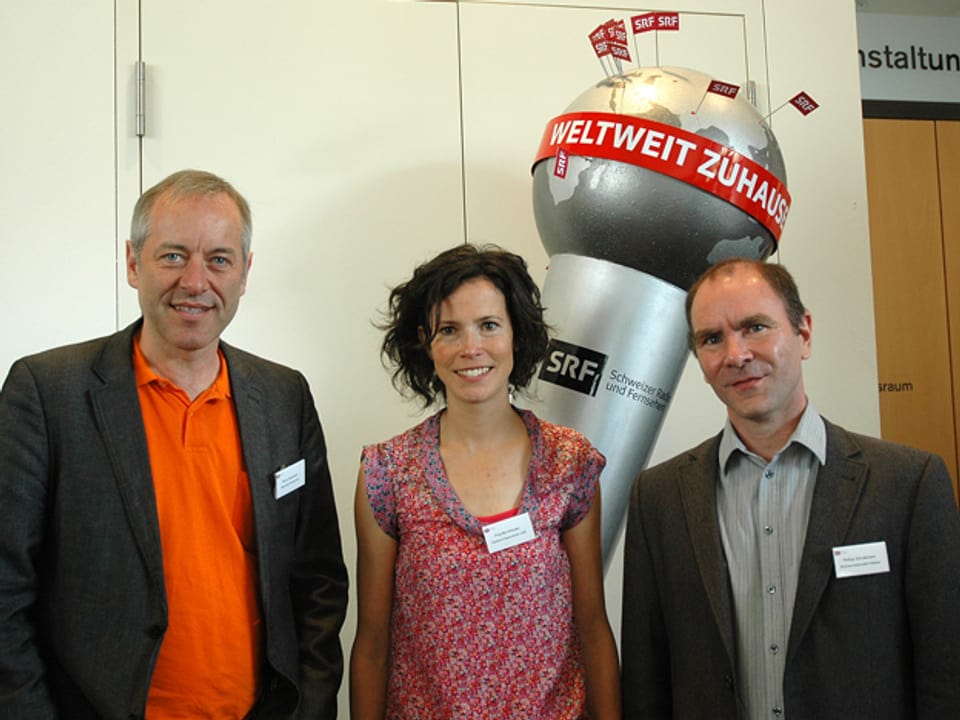 Bruno Kaufmann, Priscilla Imboden und Philipp Scholkmann im Foto.