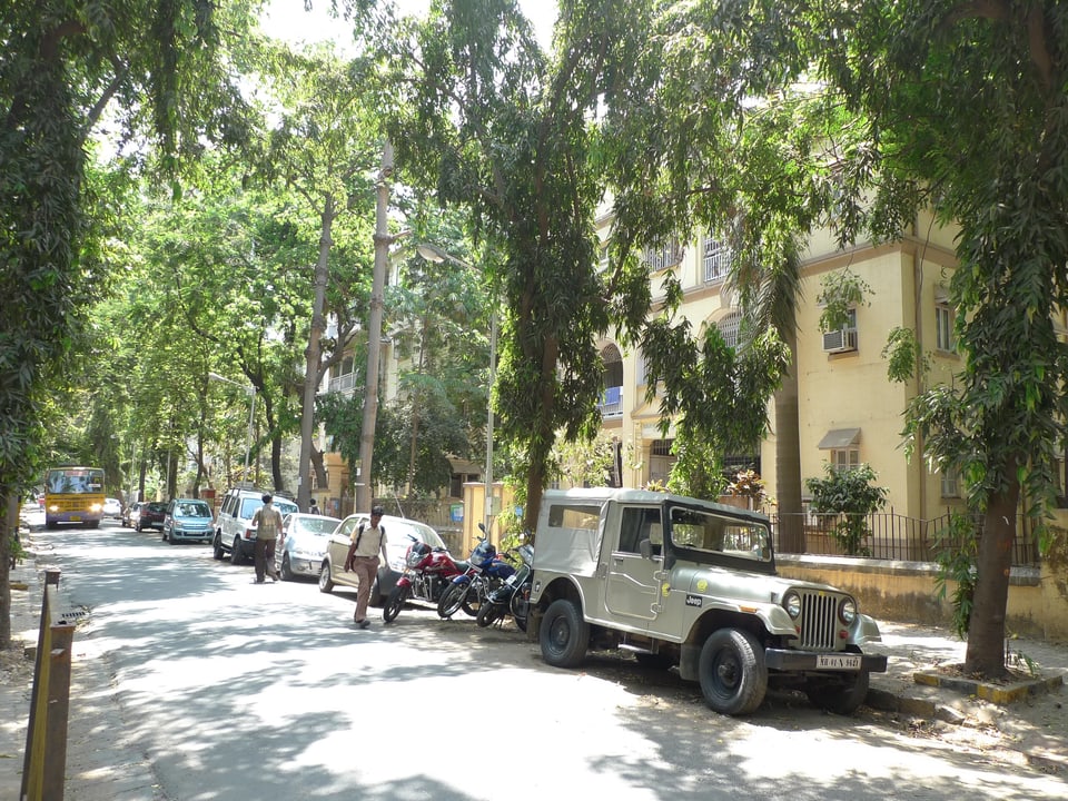Ein Bild des Stadtviertels Dadar.