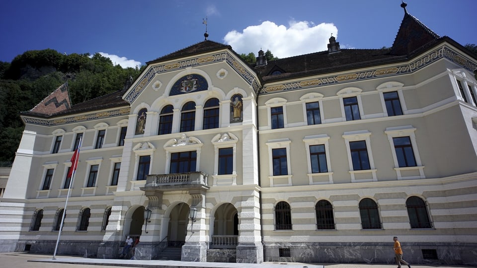 Regierungsgebäude in Vaduz.