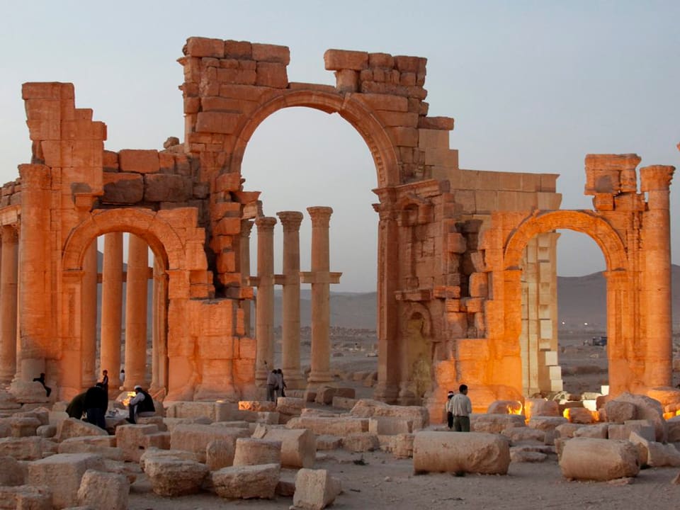 Ruinen von Palmyra.