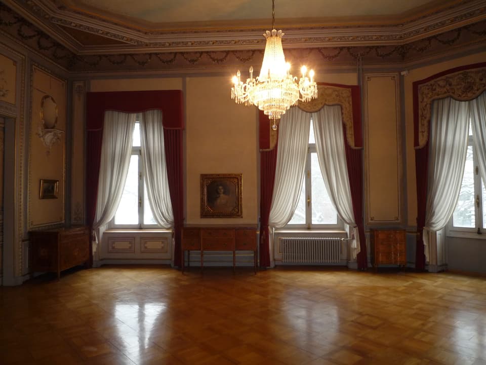 Musiksaal einer Textil-Villa