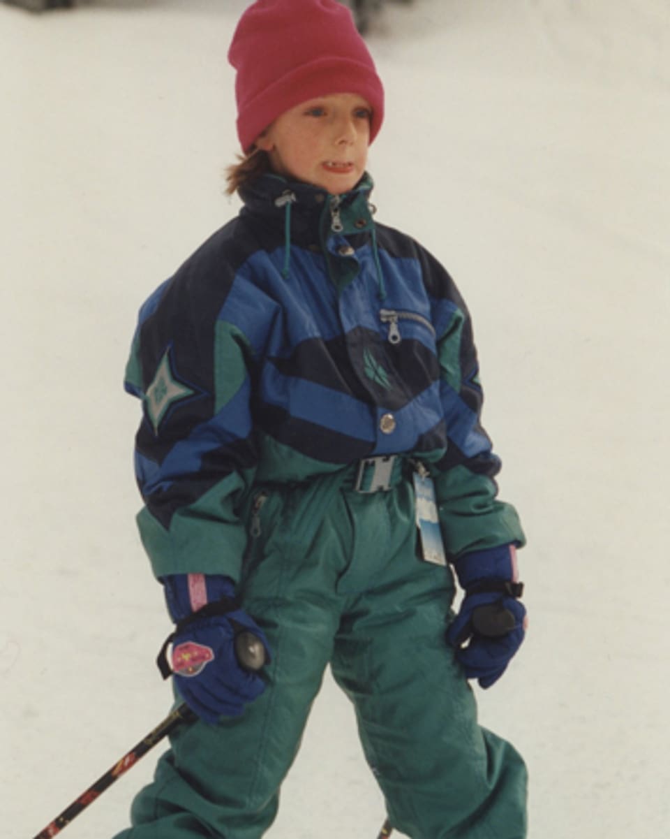 Auch nach 20 Jahren immer noch gleich: mein Skifahr-Gesicht :-)