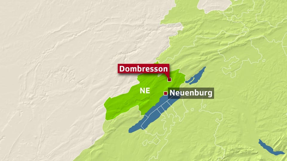 Karte von Neuenburg.