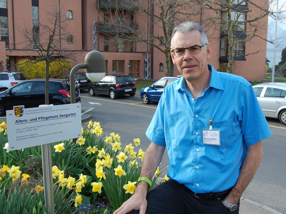 Andreas Schoder, Leiter des Alters- und Pflegeheims Seegarten in Hünibach am Thunersee.