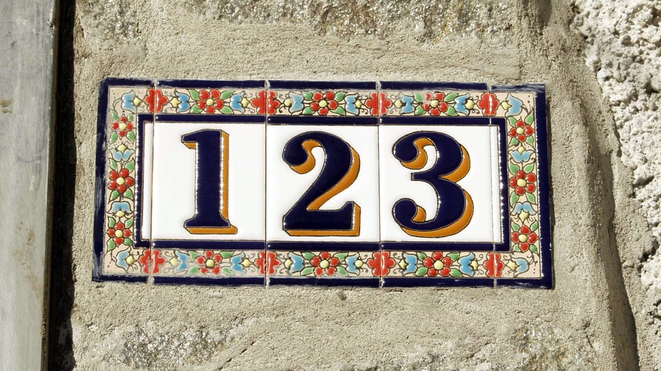 Hausnummer 123