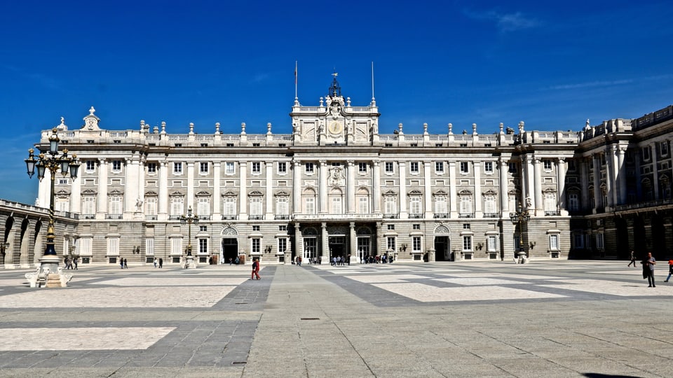 Königspalast in Madrid.