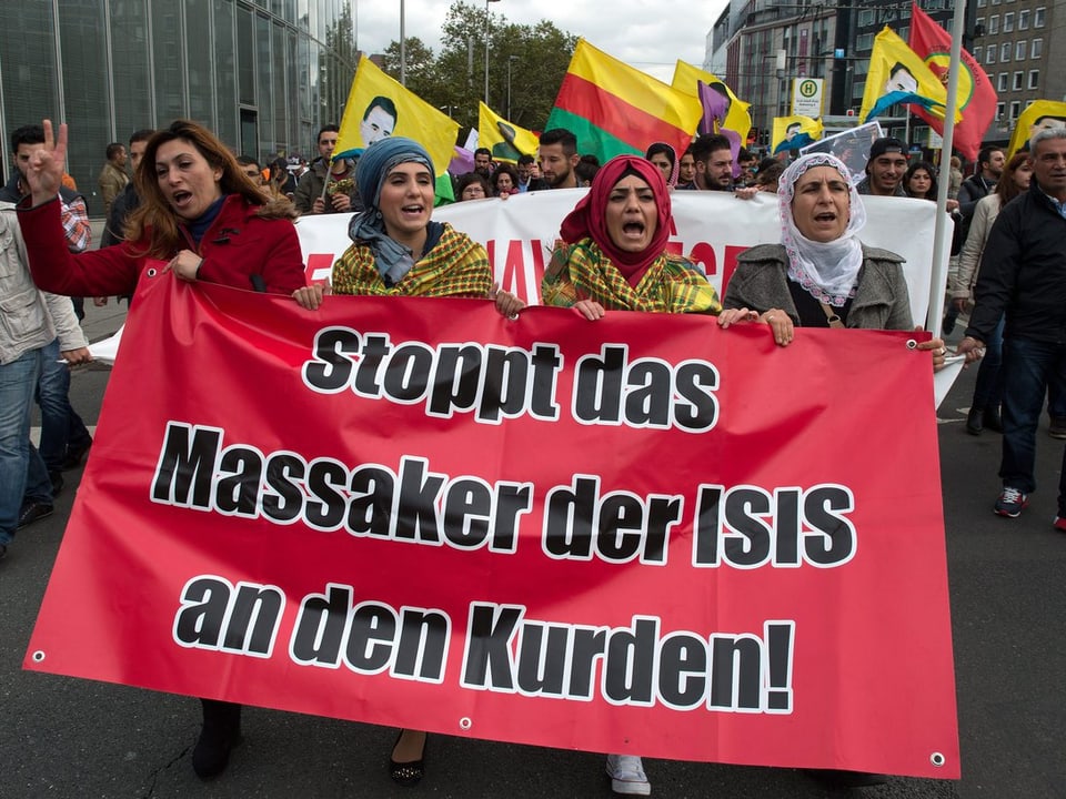 Demonstration in Düsseldorf