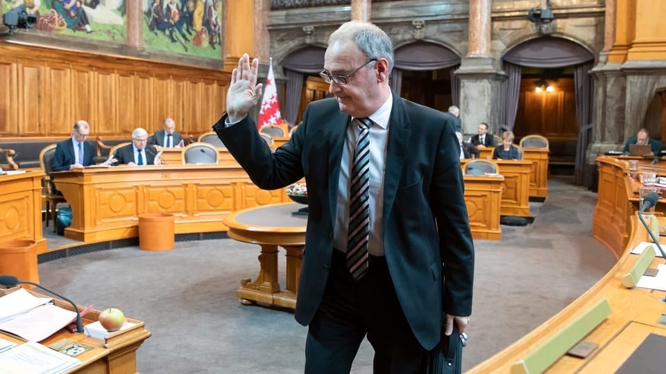 Schlechte Noten für Bundesrat Parmelin