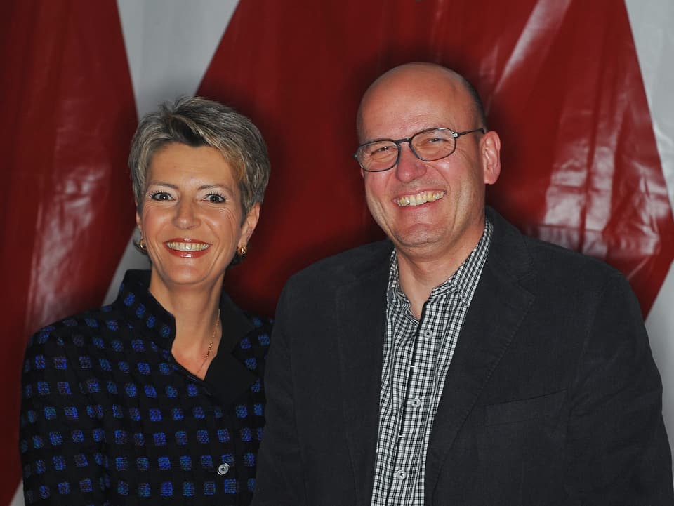 Karin Keller-Sutter und ihr Ehemann Morten Sutter.