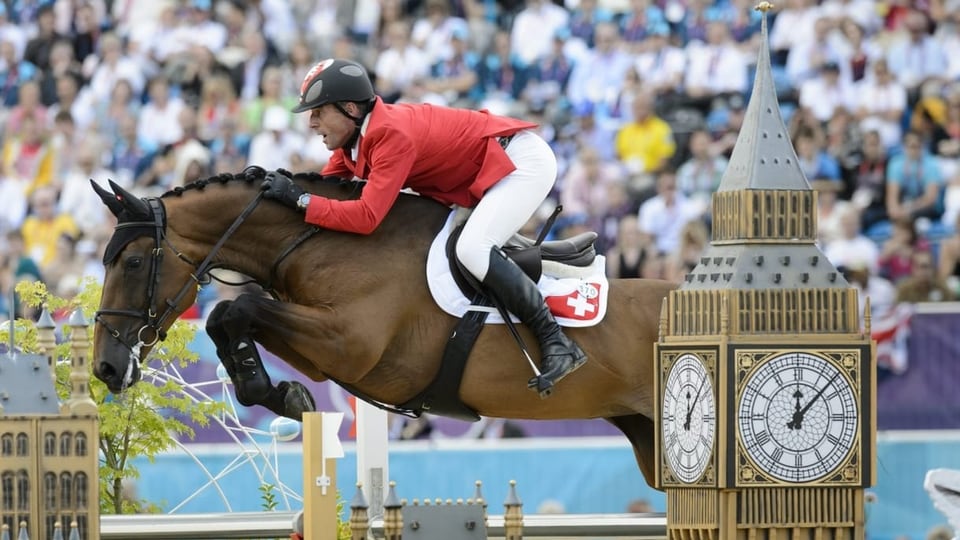 Paul Estermann auf «Castlefield Ecplipse» an den Olympischen Spielen 2012 in London.