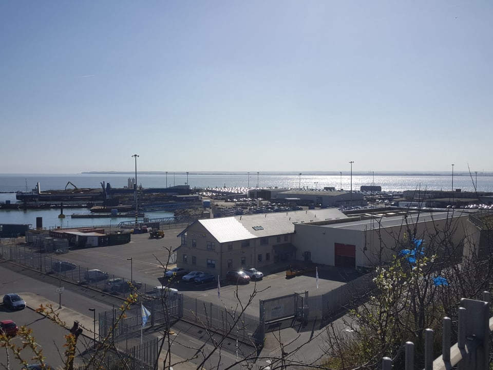 Der Ausblick auf den früheren Fährhafen von Ramsgate.