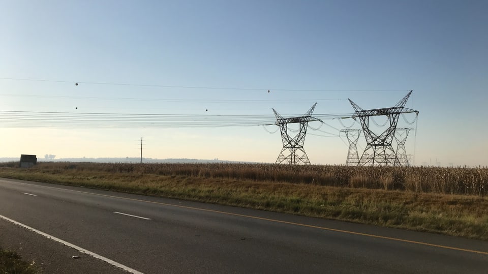 Das südafrikanische Stromnetz ist überlastet.