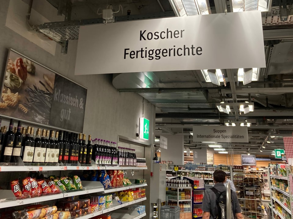 Koschere Abteilung im Coop