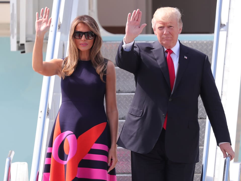 . Donald Trump, Präsident USA, Ehefrau Melania