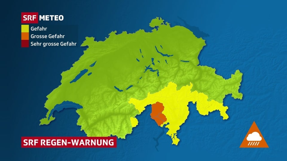 SRF Regenwarnung