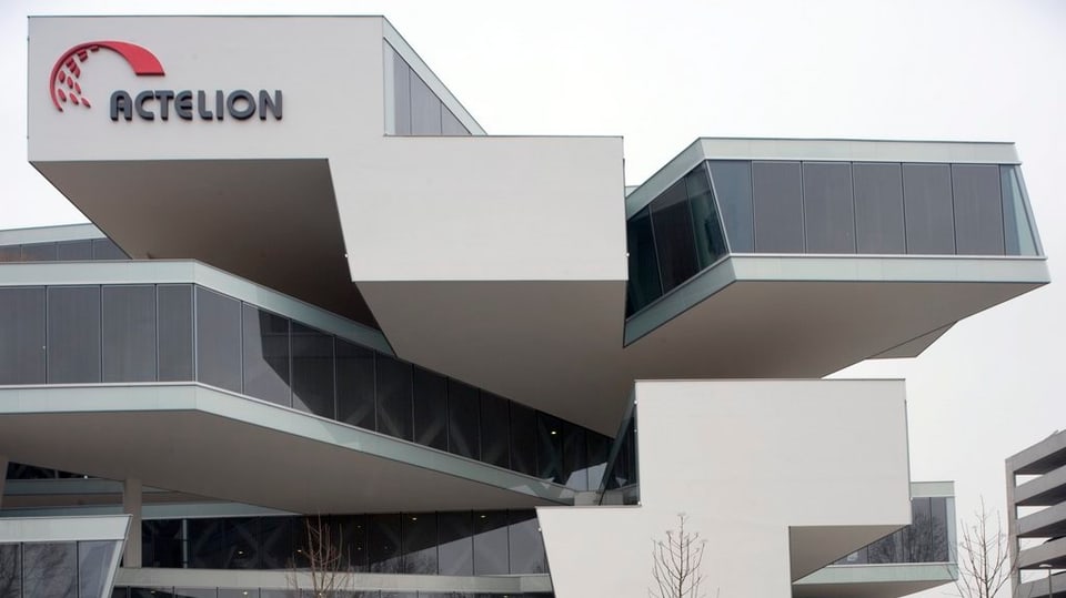 Fassaden-Ansicht des Pharma-Unternehmens Actelion