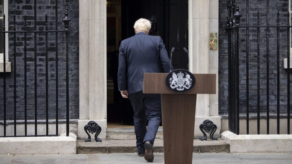 Premierminister Boris Johnson: «Ich möchte im Amt bleiben, bis meine Nachfolge geregelt ist» (engl.)