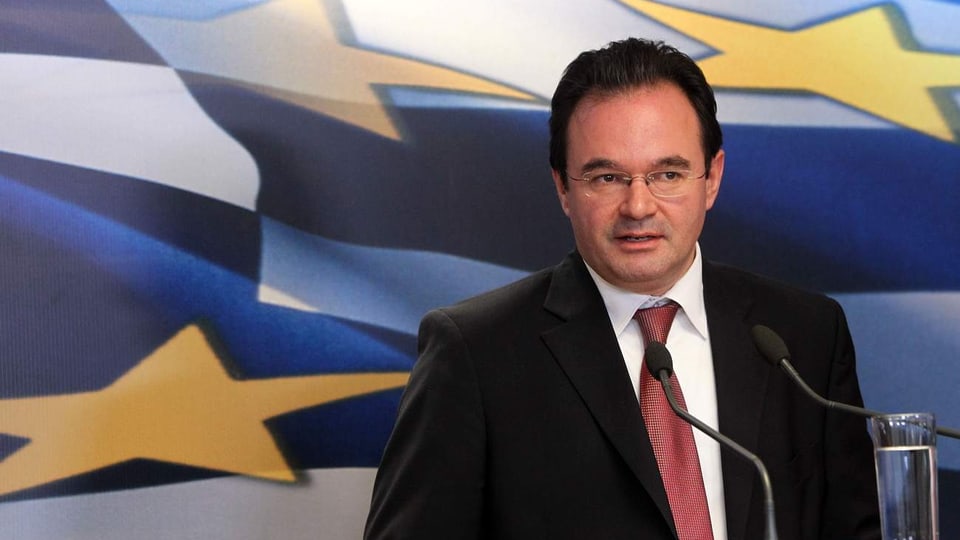 Der ehemalige griechische Finanzminister  Giorgos Papakonstantinou. 