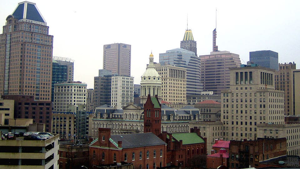 Skyline der Stadt Baltimore