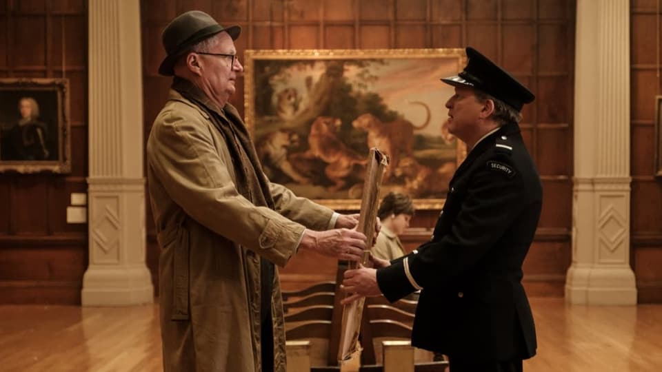 Kempton Bunton (Jim Broadbent) bringt das verschwundene Gemälde in die Nationalgalerie zurück.