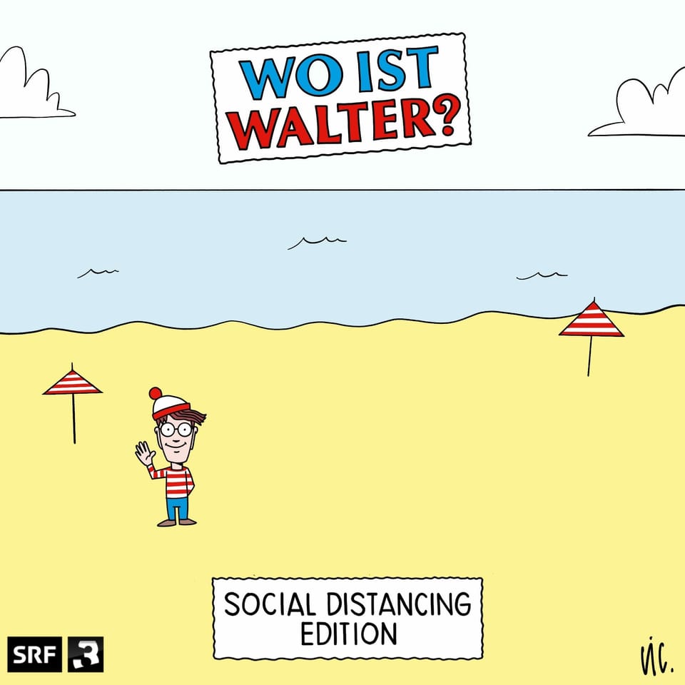 Wo ist Walter? Social Distancing Edition