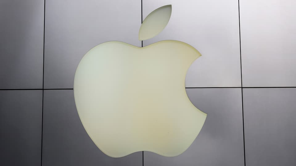 Das Apple-Firmenlogo